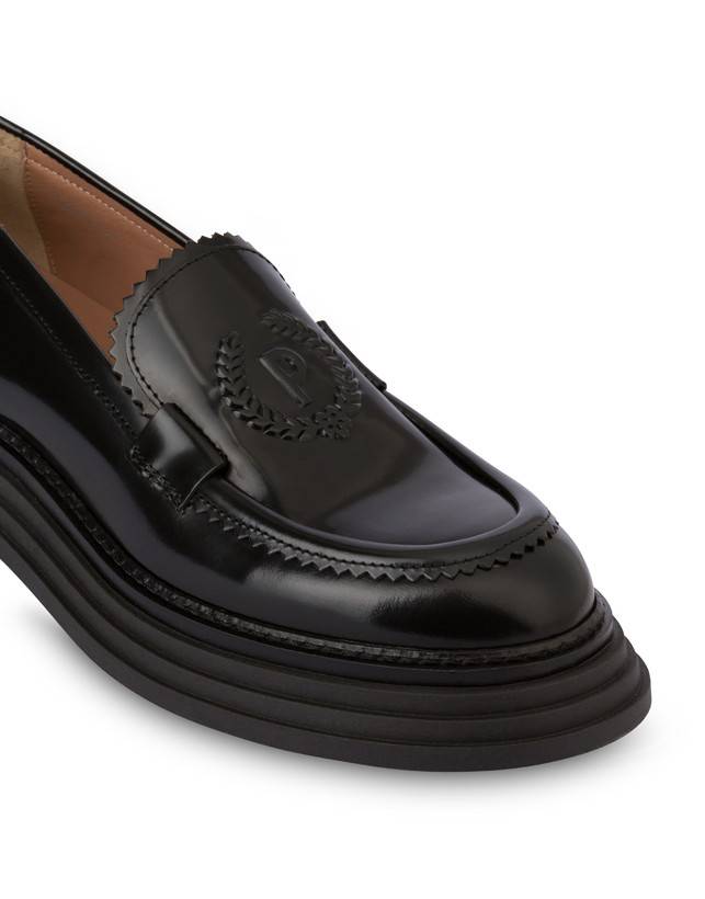 Pollini Mocassini In Vitello Abrasivato Stairway Nero Offerte speciali