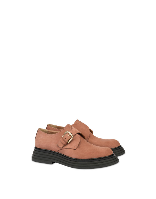 Pollini Monk Strap In Nabuk Stairway Antico Enormi risparmi