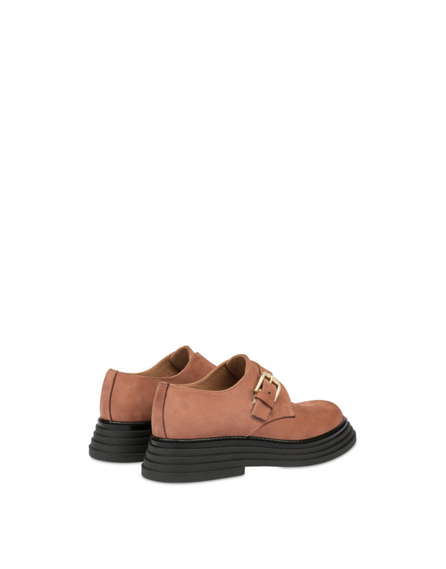 Pollini Monk Strap In Nabuk Stairway Antico Enormi risparmi