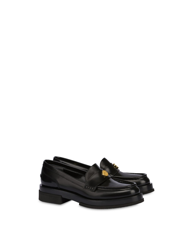 Pollini Mocassini Penny In Vitello Abrasivato Code Nero Sconti VIP