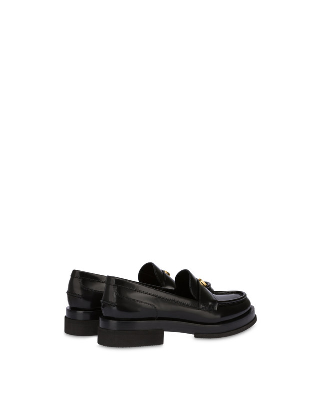 Pollini Mocassini Penny In Vitello Abrasivato Code Nero Sconti VIP
