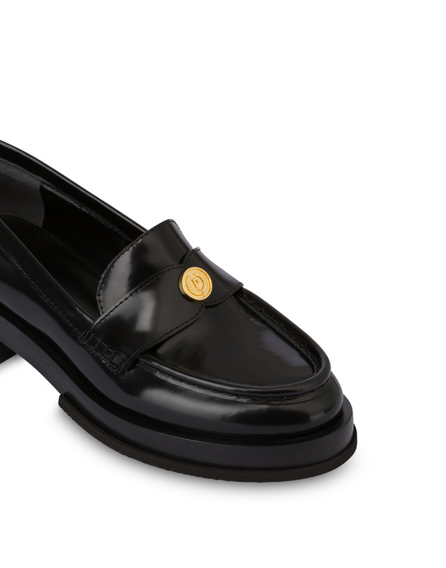 Pollini Mocassini Penny In Vitello Abrasivato Code Nero Sconti VIP