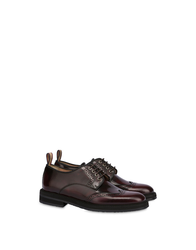 Pollini Derby In Vitello Abrasivato Mannish Mosto Ritorno libero