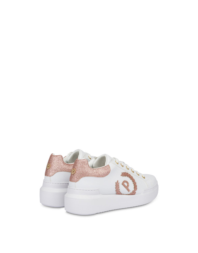 Pollini Sneakers Carrie Con Glitter Bianco/antico Ultimi tre giorni