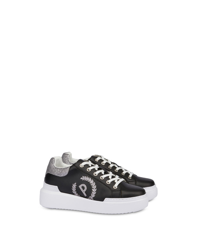 Pollini Sneakers Carrie Con Glitter Nero/acciaio ACQUISTA ORA