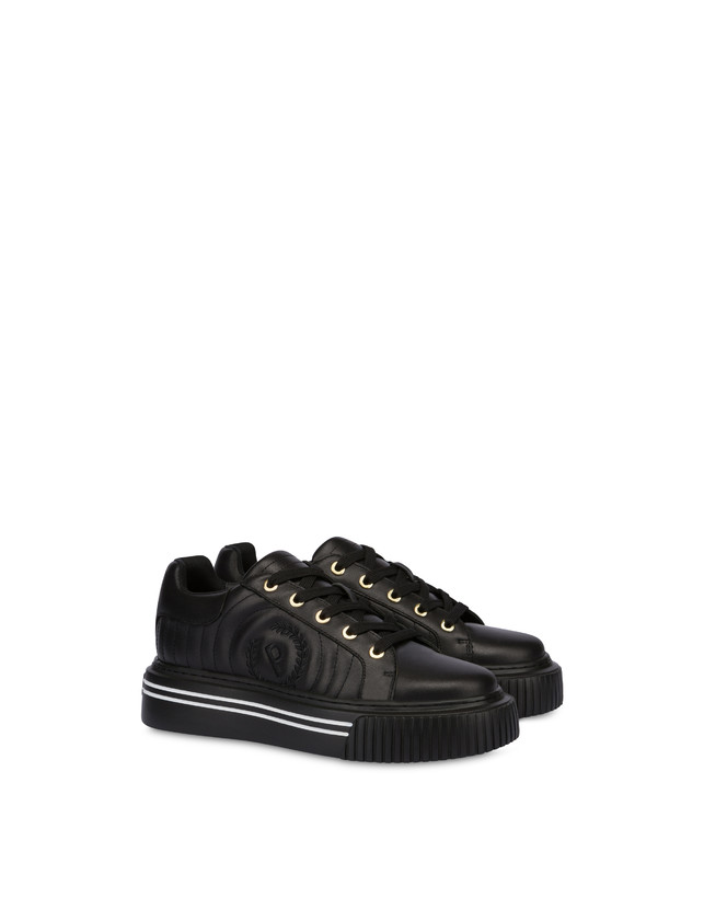 Pollini Sneakers In Vitello Doona Nero Ultimi due giorni