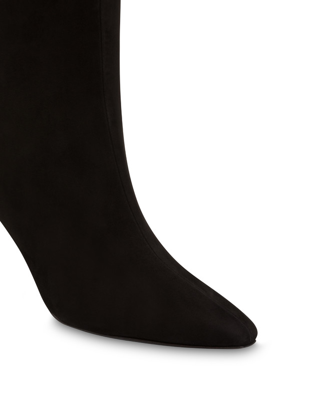 Pollini Stivali In Camoscio Sissi Nero Fino al 55% di sconto