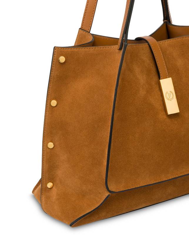 Pollini Shopper In Crosta Austin Small Super sconto