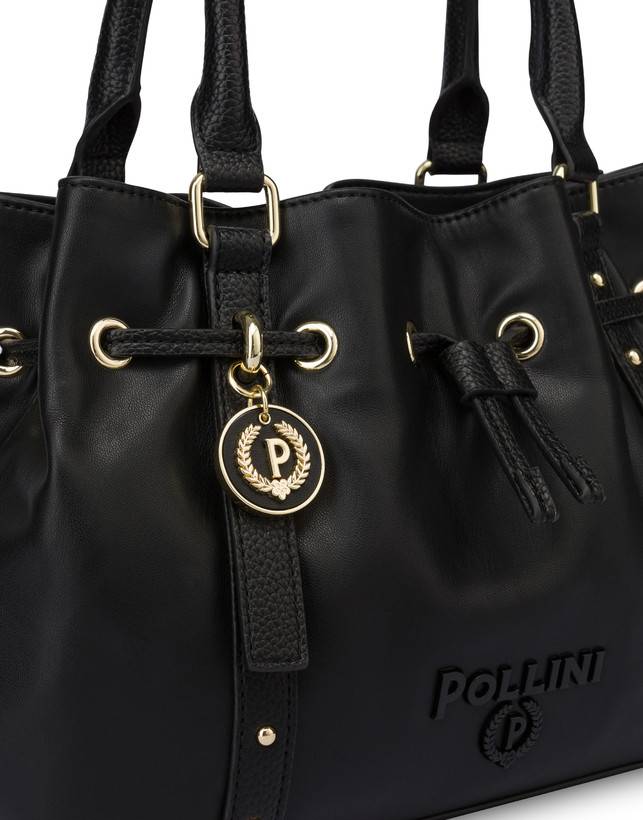 Pollini Piccola Borsa In Nappa Serena Nero/nero 2025
