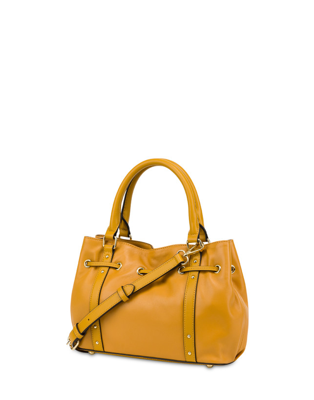 Pollini Piccola Borsa In Nappa Serena Mostarda/mostarda In Linea