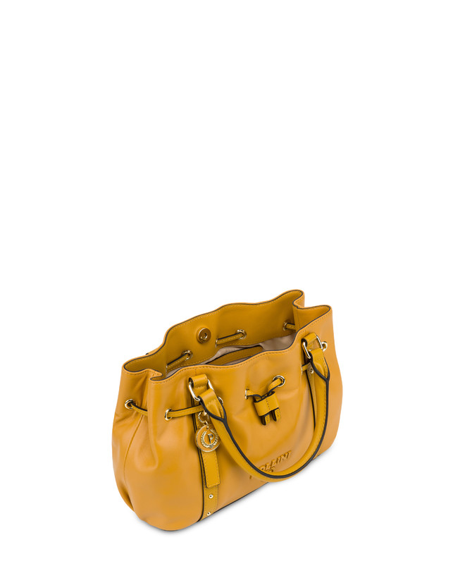 Pollini Piccola Borsa In Nappa Serena Mostarda/mostarda In Linea