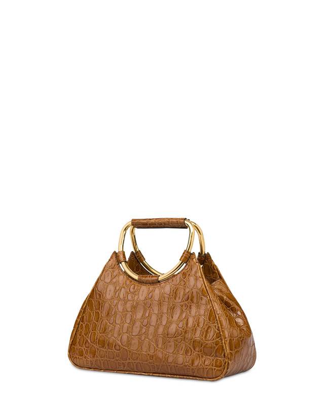 Pollini Clutch In Vitello Stampa Cocco Armour Spedizione Gratuita
