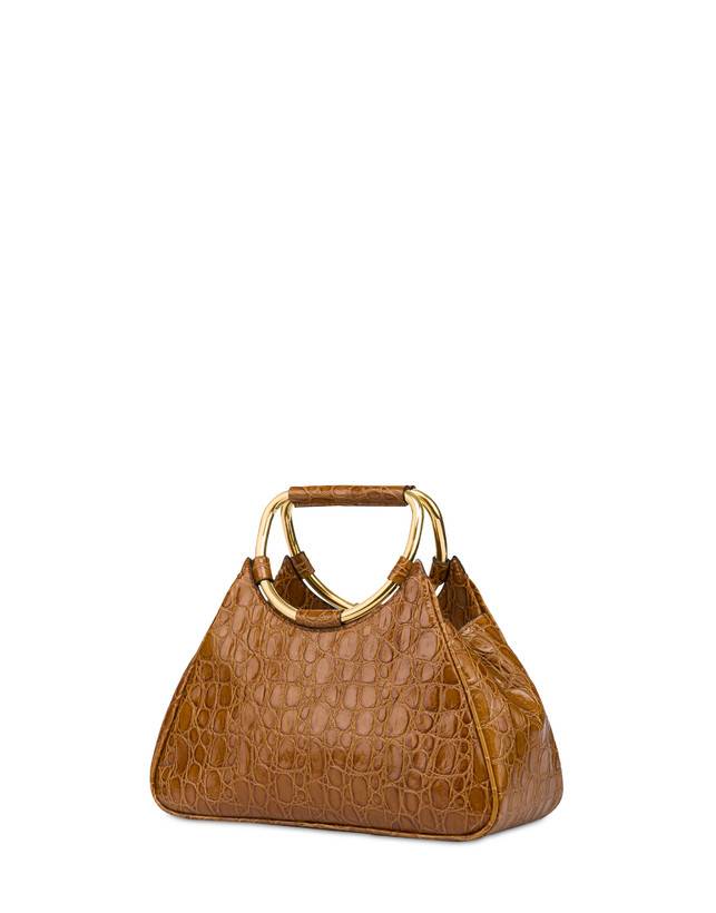 Pollini Clutch In Vitello Stampa Cocco Armour Spedizione Gratuita