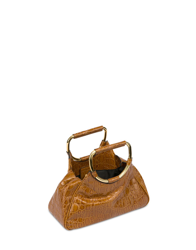 Pollini Clutch In Vitello Stampa Cocco Armour Spedizione Gratuita