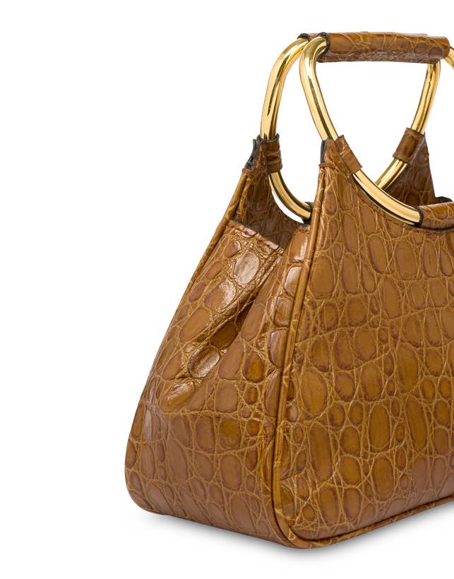Pollini Clutch In Vitello Stampa Cocco Armour Spedizione Gratuita