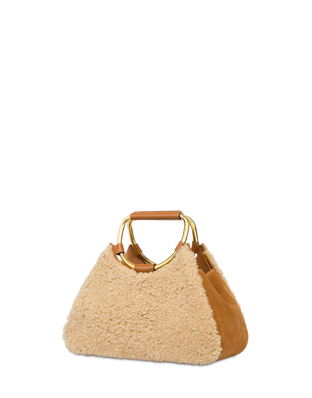 Pollini Clutch In Montone E Crosta Armour Soddisfazione Garantita