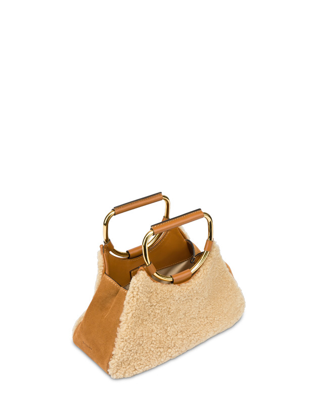 Pollini Clutch In Montone E Crosta Armour Soddisfazione Garantita