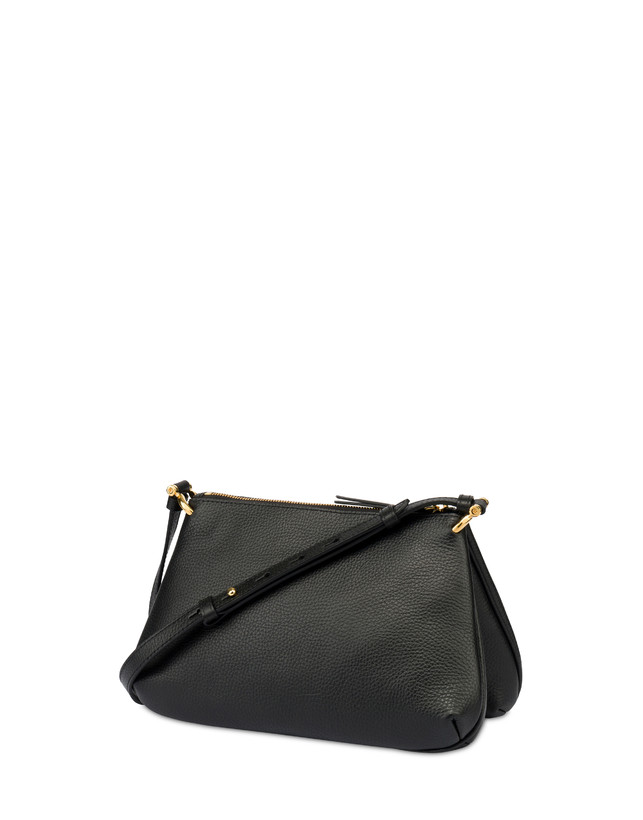 Pollini Borsa A Tracolla In Vitello Bottalato Double Marlene Qualità Garantita