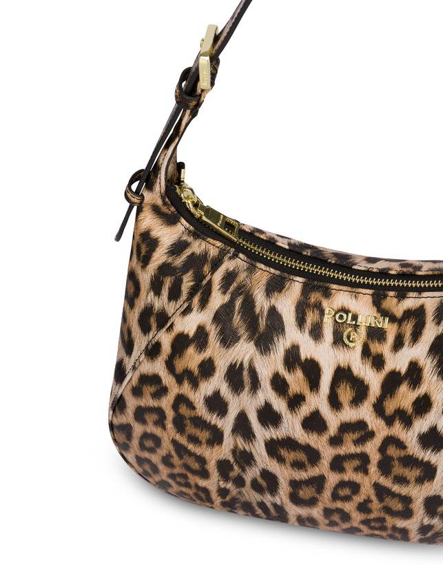 Pollini Hobo Bag Stampa Leopardata Nina Leopardo Convenienza