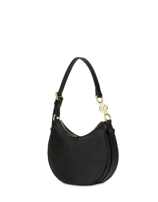 Pollini Hobo Bag Mini Ibis Nero Presa