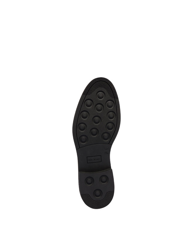 Pollini Derby In Crosta Con Broguering Corinto Grafite Saldi
