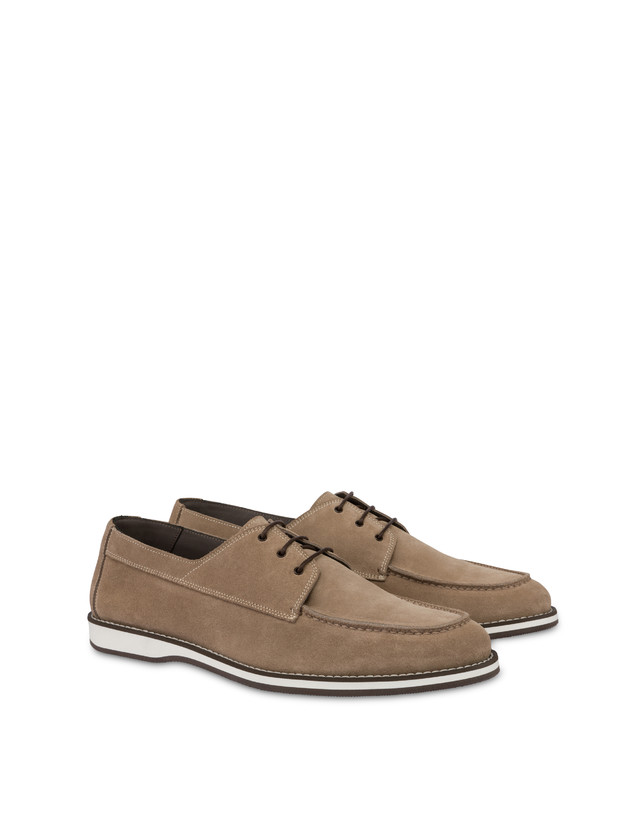 Pollini Derby In Crosta Green Field Beige Moda