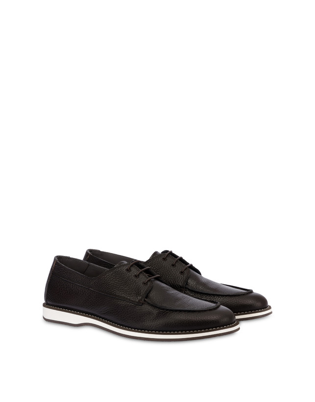Pollini Derby In Vitello Green Field T.moro Spedizione gratuita