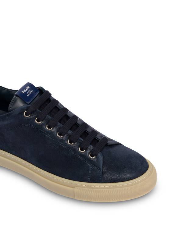 Pollini Sneakers In Crosta Tennis Club Blu Sconto di tempo limitato