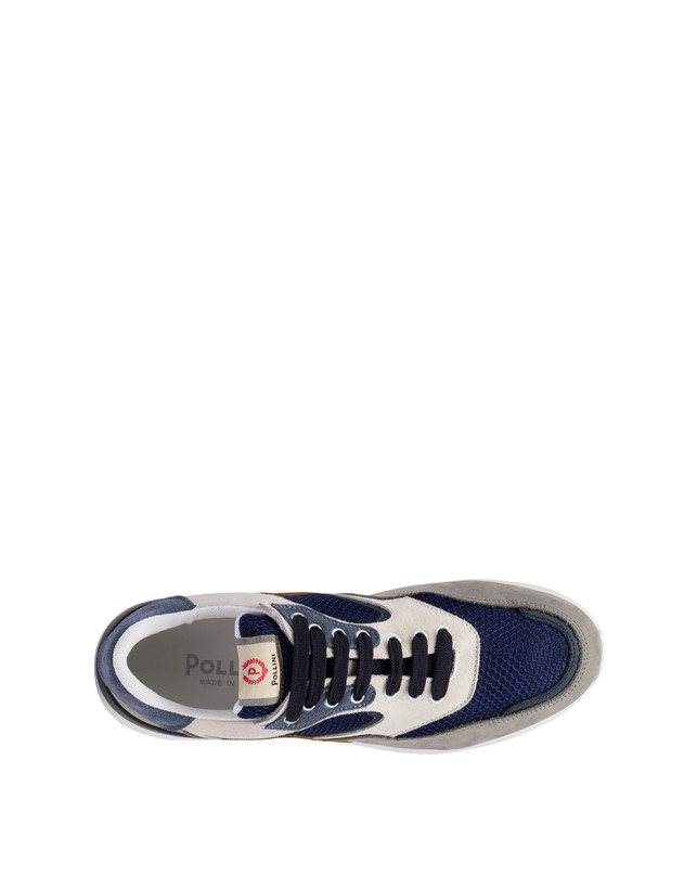 Pollini Sneakers Multicolor B-side Blu/grafite/navy/bianco/azzurro/mais Grande vendita