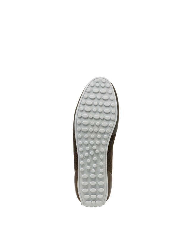 Pollini Sneakers In Vitello E Rete Sporty Driver Militare/militare/militare Fornitura limitata