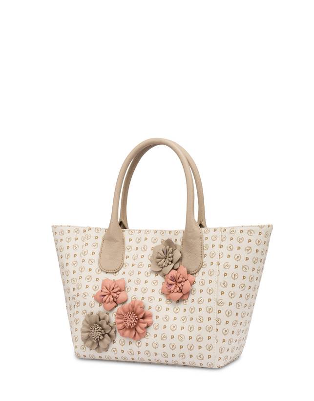 Pollini Tote Bag Medium Heritage Flowers Avorio/ghiaccio Offerta natalizia