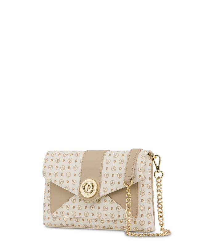 Pollini Borsa A Spalla Heritage Logo Classic Avorio/ghiaccio Offerta per la Festa della Mamma