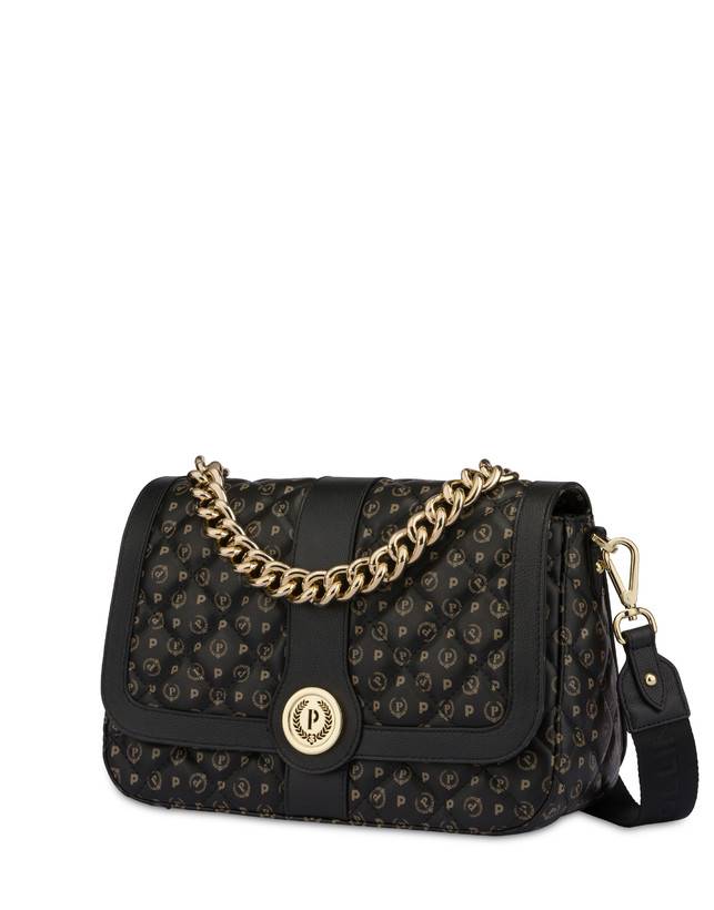 Pollini Borsa A Spalla Heritage Matelassé Nero/nero Smaltimento dello stoccaggio
