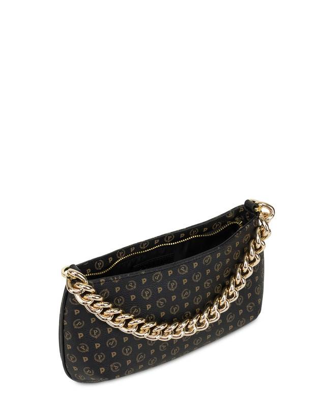 Pollini Borsa A Tracolla Heritage Logo Classic Nero/nero Offerte esclusive