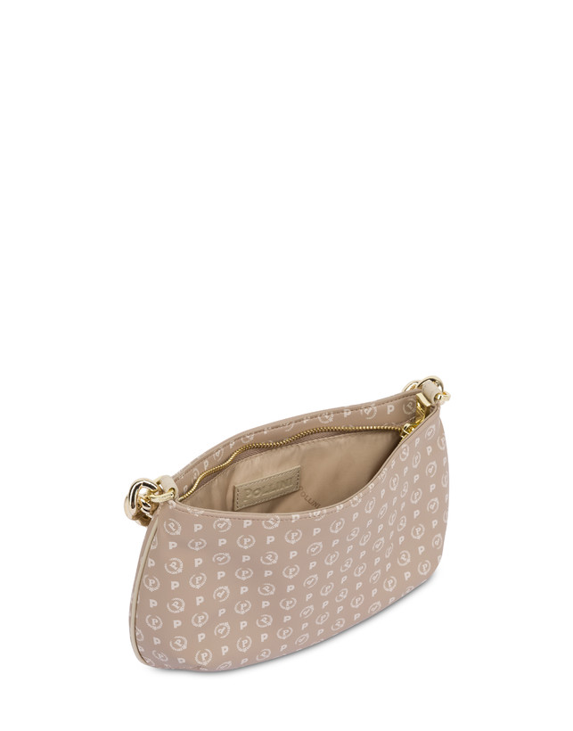 Pollini Borsa A Tracolla Con Catena Heritage Soft Touch Beige/avorio Nuovi prodotti