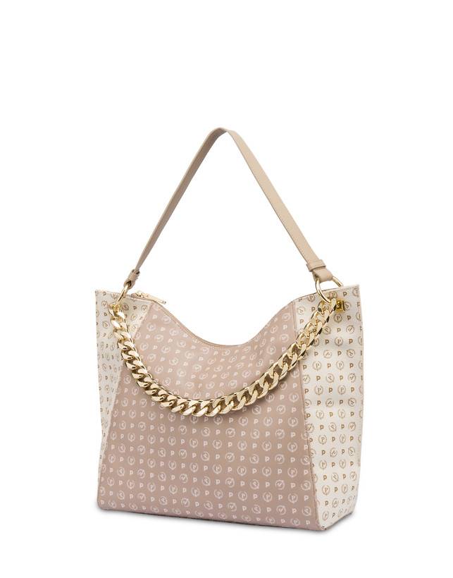 Pollini Tote Bag In Pvc Heritage Soft Touch Avorio/beige/ghiaccio Offerte stagionali