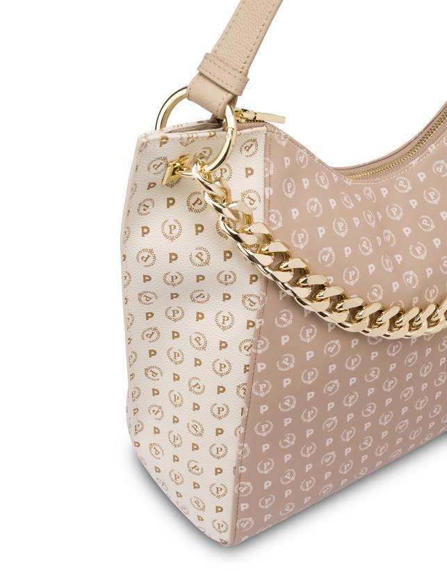 Pollini Tote Bag In Pvc Heritage Soft Touch Avorio/beige/ghiaccio Offerte stagionali