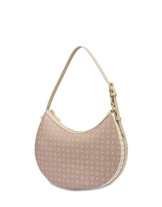 Pollini Hobo Bag In Pvc Heritage Soft Touch Avorio/beige/ghiaccio Offerte speciali