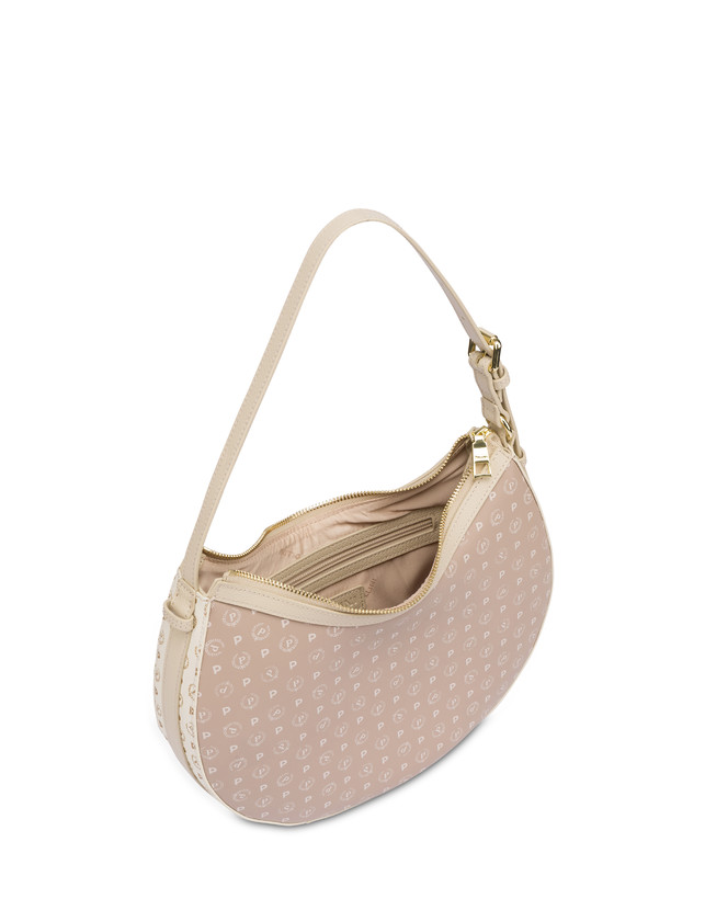 Pollini Hobo Bag In Pvc Heritage Soft Touch Avorio/beige/ghiaccio Offerte speciali