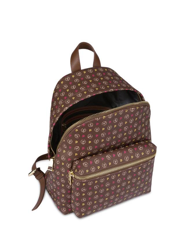 Pollini Zaino Heritage Logo Classic Multicolor/marrone Ultimo giorno