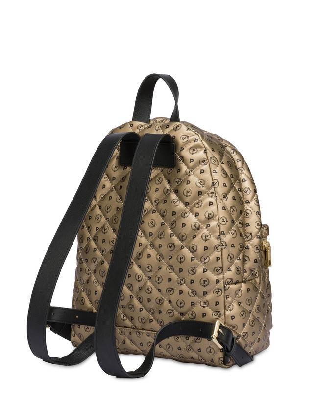 Pollini Zaino Heritage Matelassé Oro/nero Offerta speciale della fabbrica