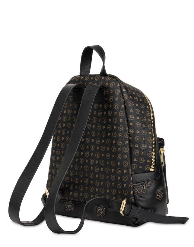 Pollini Zaino Puffy Heritage Nero/nero/nero Sostegno trimestrale