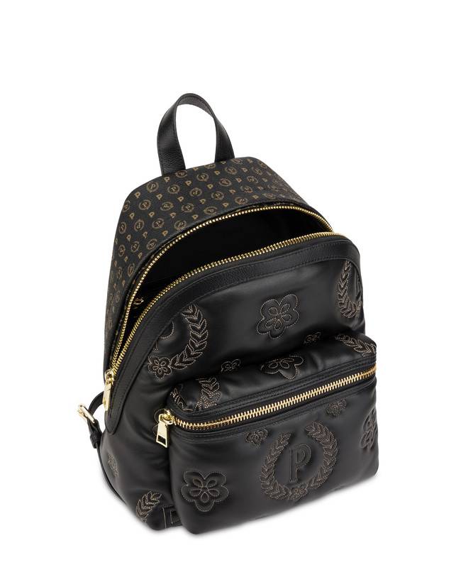 Pollini Zaino Puffy Heritage Nero/nero/nero Sostegno trimestrale