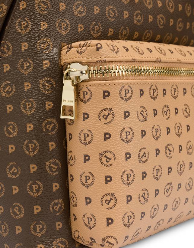 Pollini Zaino Bicolor Heritage Marrone/crema/marrone Discount Store per i nuovi prodotti