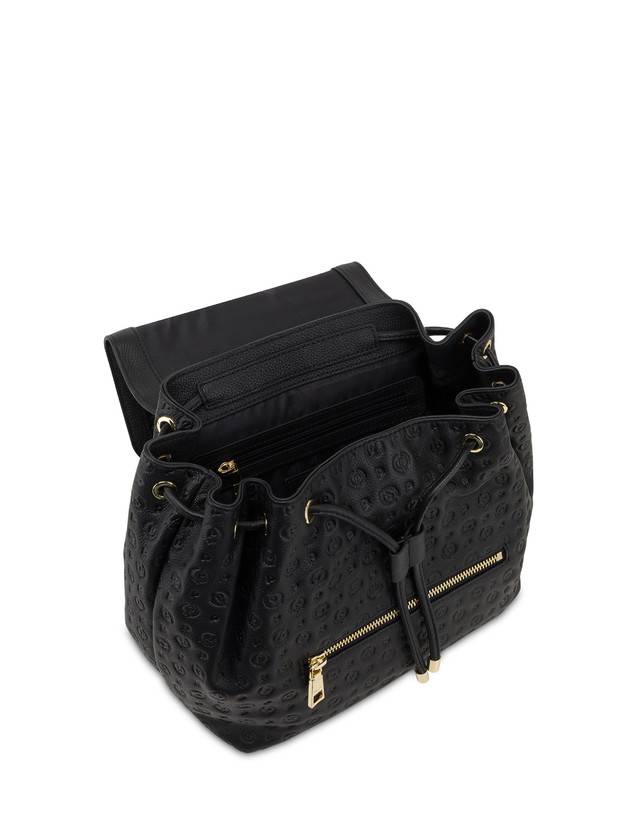 Pollini Zaino Heritage Logo Embossed Nero Solo un giorno rimasto