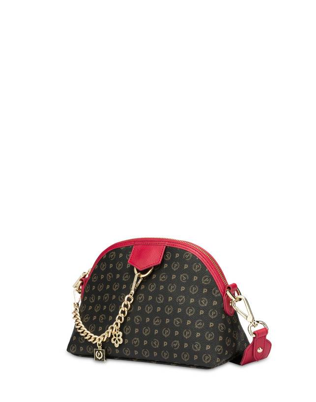 Pollini Borsa A Tracolla Heritage Logo Classic Nero/lacca Officina