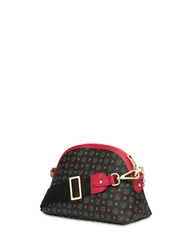 Pollini Borsa A Tracolla Heritage Logo Classic Nero/lacca Officina
