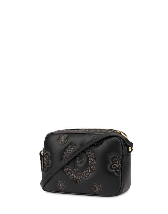 Pollini Borsa A Tracolla Puffy Heritage Nero/nero/nero Limitato a 3 giorni