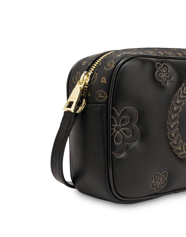 Pollini Borsa A Tracolla Puffy Heritage Nero/nero/nero Limitato a 3 giorni