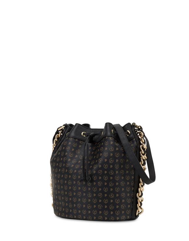 Pollini Borsa A Secchiello Heritage Logo Classic Nero/nero Duty-free